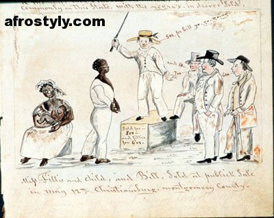 Slave auction