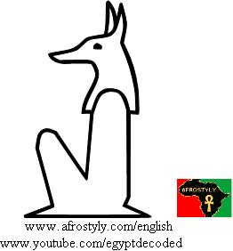 Anubis, Anpu, God with dog head 